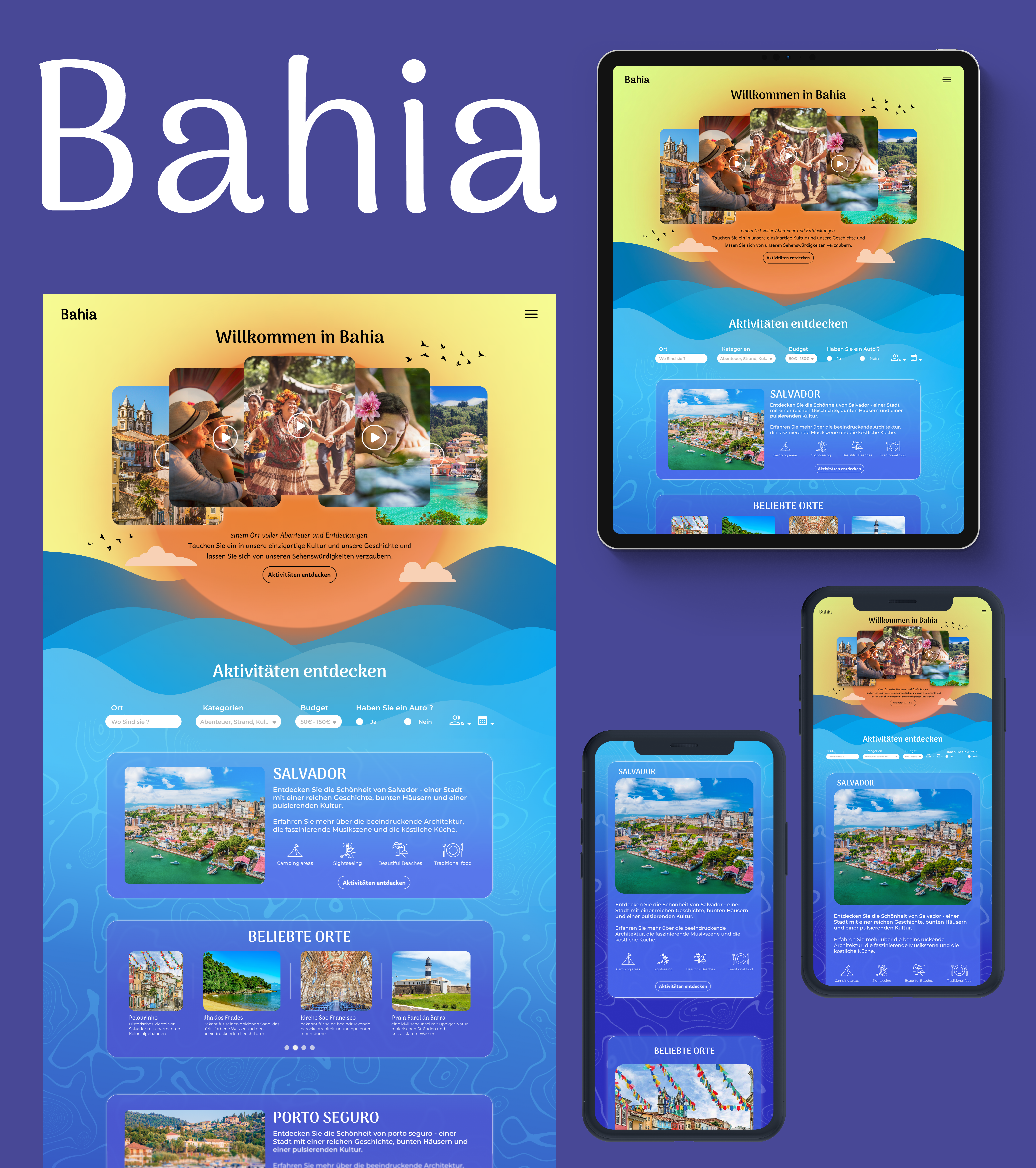 Bahia Activities website